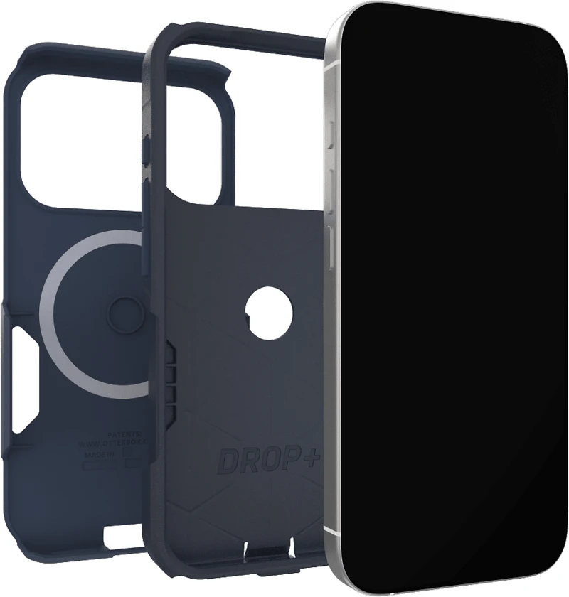 OtterBox - Commuter MagSafe Case w/Camera Control Riverside (Blue) for iPhone 17 Pro