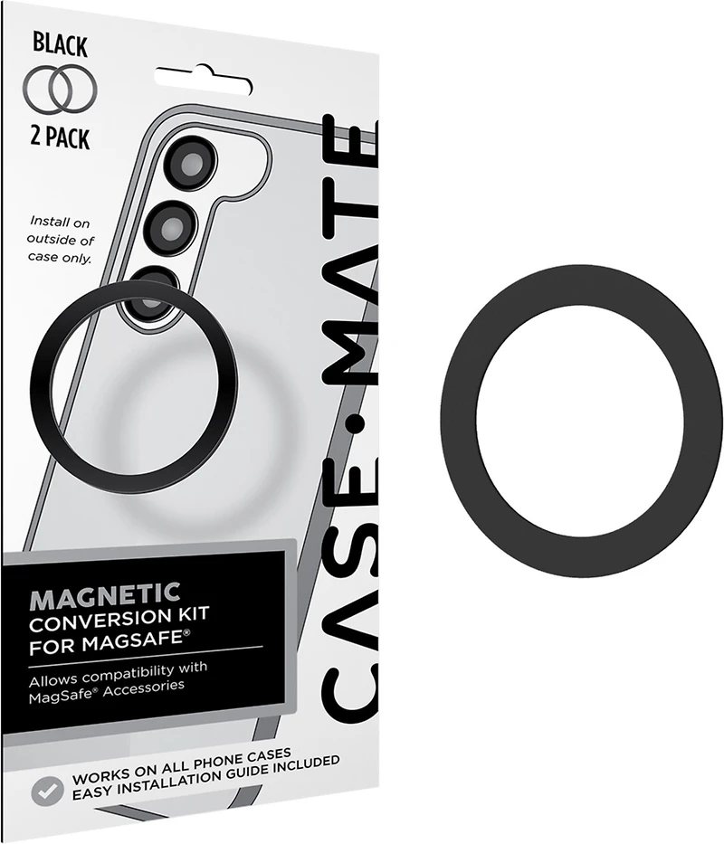 Case-mate - Magnetic Conversion Kit For Magsafe 2 Pack - Black