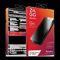 iPhone 15 ZAGG InvisibleShield Glass Elite Privacy Screen Protector