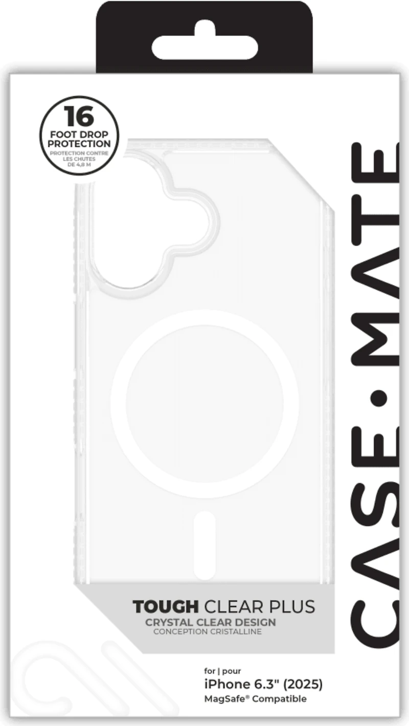 Case-Mate - Tough MagSafe Case for Apple iPhone 17 - Clear