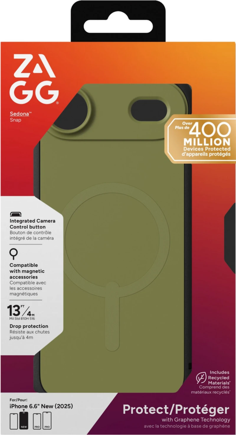 iPhone Air ZAGG Graphene Sedona Snap Case - Sea Kelp
