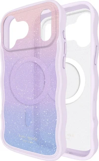 Kate Spade KS057256 Étui Wavy MagSafe Opal Glitter pour iPhone 17 Pro Max