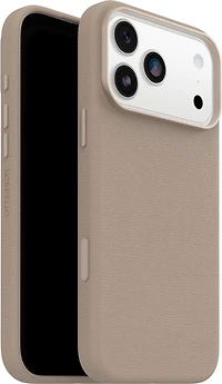 OtterBox - Symmetry Cactus Leather MagSafe Case with Camera Control for Apple iPhone 17 Pro Max - Grey Comfort