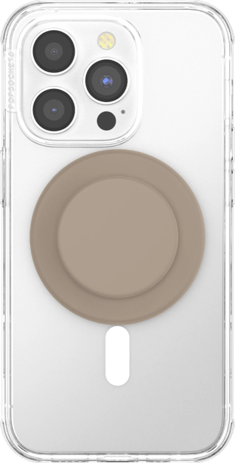 PopSockets - PopGrip MagSafe Circle Soft Touch - Latte