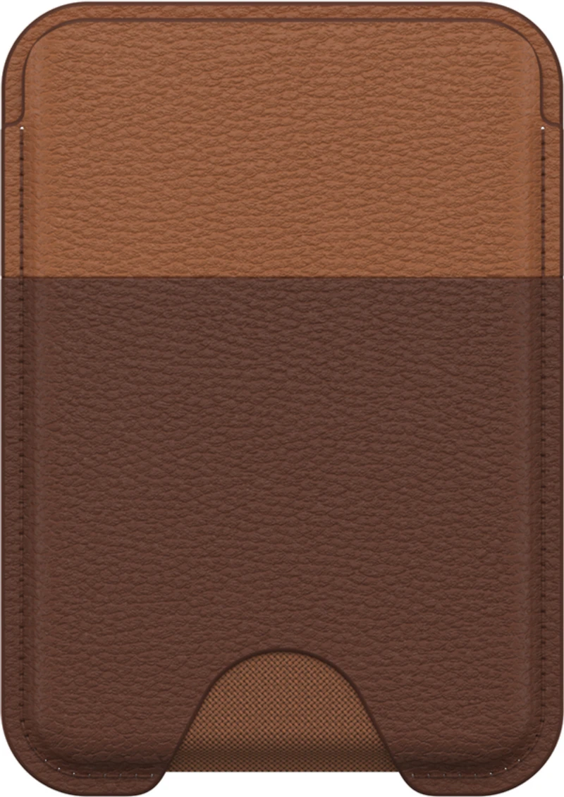 OtterBox - Symmetry Cactus Leather MagSafe Wallet - Rich Adobe