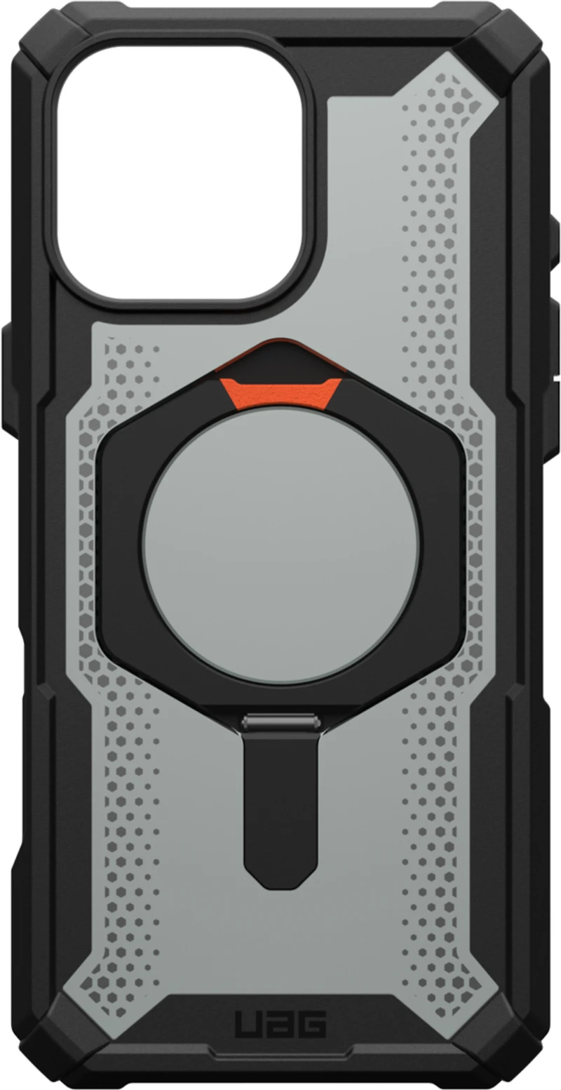 iPhone 16 Pro Max UAG Plasma XTE Kickstand MagSafe Case - Black/Orange