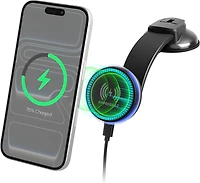 HyperGear MaxCharge Flex 15W MagSafe Wireless Mount - Black