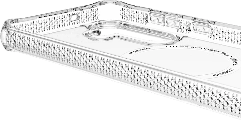 ITSKINS SG5FHMACRTRSP Étui Hybrid_R Clear avec Magnets Transparent pour Samsung Galaxy S25 FE