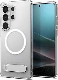 Spigen - Étui Slim Armor Essential S avec aimants, blanc transparent, pour Samsung Galaxy S26 Ultra