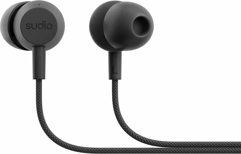 Sudio - V3s Essential Wired Earbuds - Black