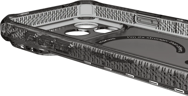 ITSKINS AP7UHBVARSMOK Étui Hybrid_R Vapor MagSafe Smoke pour iPhone 17 Pro Max