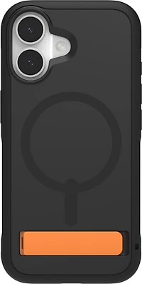 iPhone 17 ZAGG Graphene Sedona Snap Kickstand Case - Flood Black/Orange