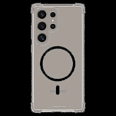 DropZone Rugged Compatible w/MagSafe Case Clear for Samsung Galaxy S25 Ultra