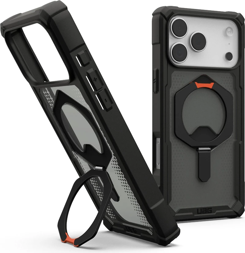 UAG 114528114097 Étui Robuste Plasma XTE MagSafe Black/Pop Orange pour iPhone 17 Pro Max
