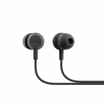 Sudio - V3s Essential Wired Earbuds - Black