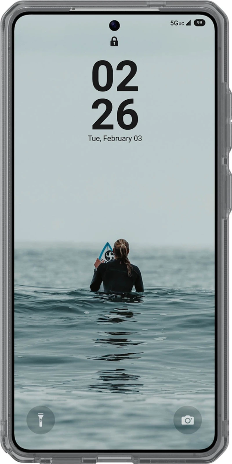 Étui Samsung Galaxy S26 Ultra UAG Dot avec aimant - True Clear Ice/Ash