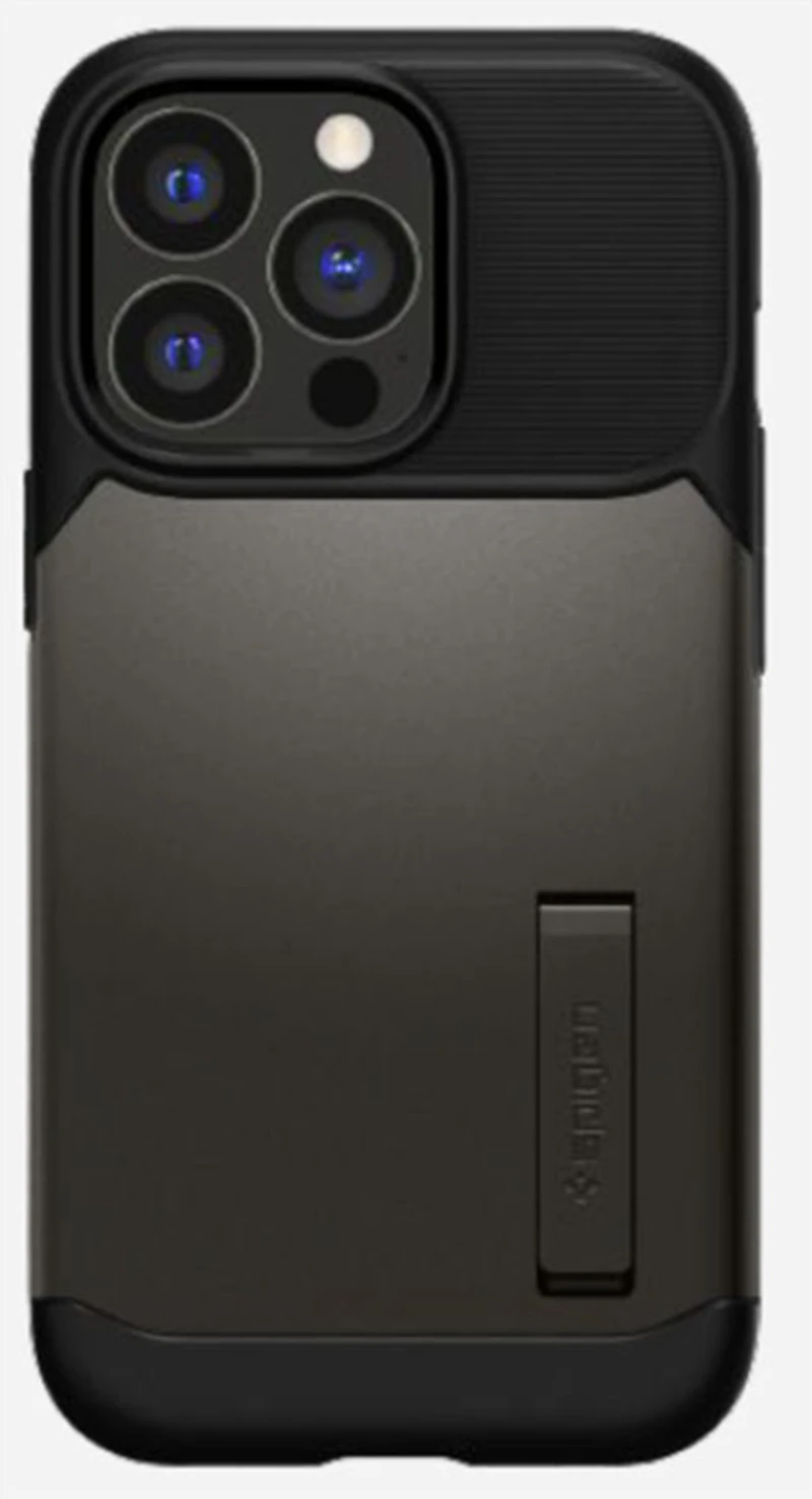 Spigen - Slim Armor MagFit Case for iPhone 14 Pro - Gunmetal