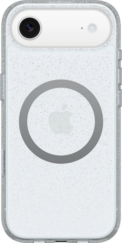 OtterBox 7798812 Étui Symmetry Clear MagSafe avec Contrôle de la Caméra Stardust 3.0 with Bleu Tint (Clear) pour iPhone Air