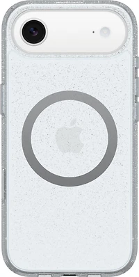 OtterBox 7798812 Étui Symmetry Clear MagSafe avec Contrôle de la Caméra Stardust 3.0 with Bleu Tint (Clear) pour iPhone Air