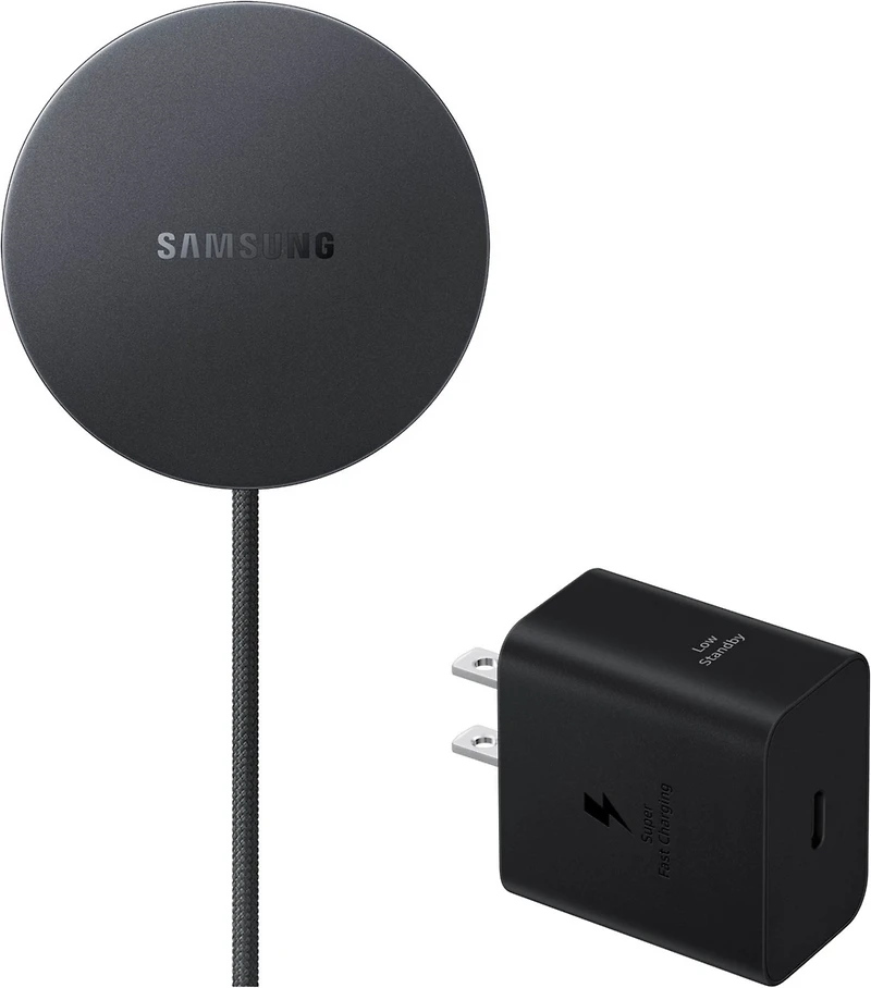 Samsung OEM Qi2 25W Magnet Wireless Charger with 45W Power Adapter - Dark Grey