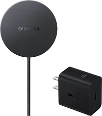 Samsung OEM Qi2 25W Magnet Wireless Charger with 45W Power Adapter - Dark Grey
