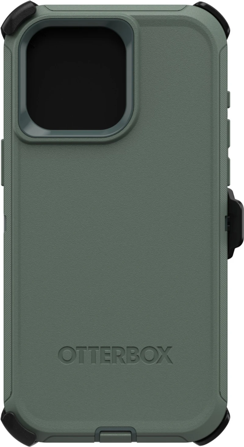 iPhone 15 Pro Max Otterbox Defender Series Case - Green (Forest Ranger)