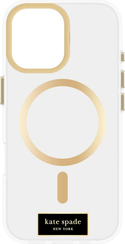 Kate Spade - Protective MagSafe Case with Stand for Apple iPhone 17 - Icon Clear
