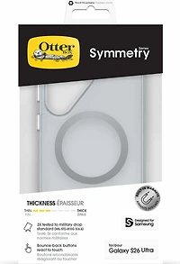 OtterBox 77000073 Étui Symmetry Clear avec Magnets Clear pour Samsung Galaxy S26 Ultra