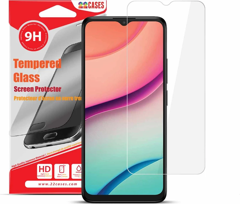 22 Cases - Tempered Glass Screen Protector for TCL K12