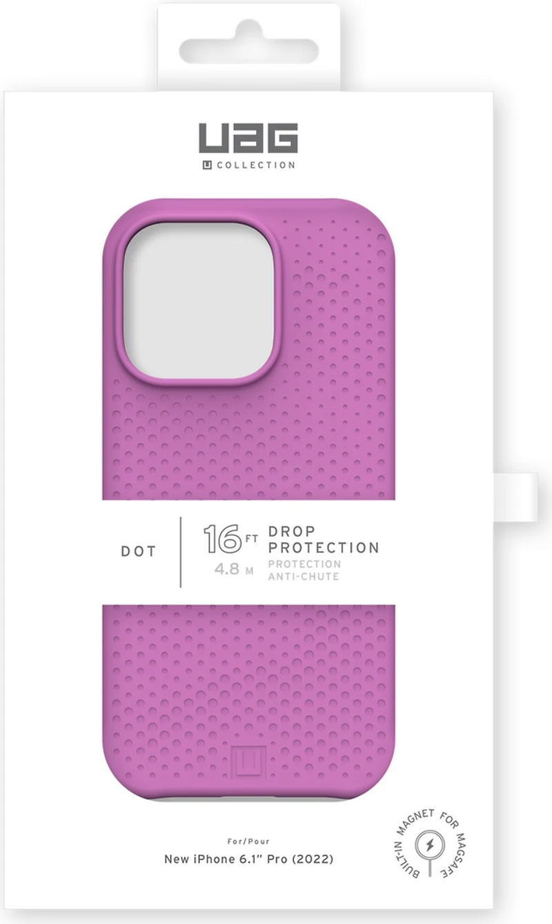UAG - iPhone 14 Pro UAG Dot MagSafe Case - Orchid