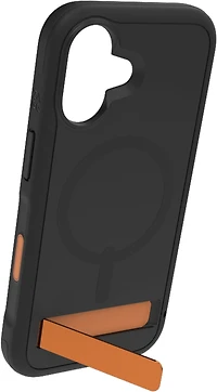 iPhone 17 ZAGG Graphene Sedona Snap Kickstand Case - Flood Black/Orange