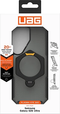 Samsung Galaxy S26 Ultra UAG Plasma XTE 360 Kickstand w/Magnet Case - Black