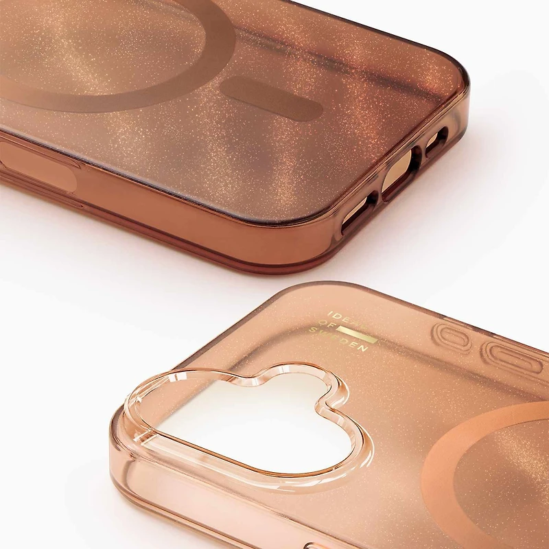 Ideal of Sweden - Glitter Glow MagSafe Case Mocha Mousse for iPhone 17