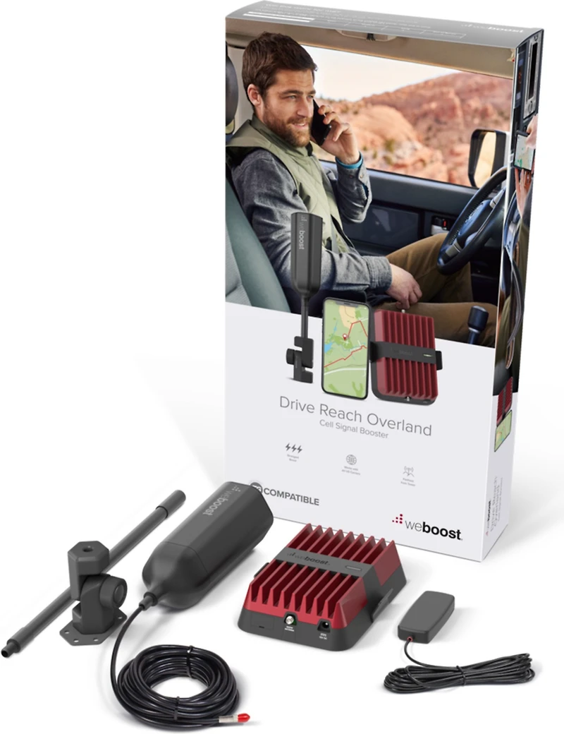 WeBoost Drive Reach Overland In-Vehicle Signal Booster Kit