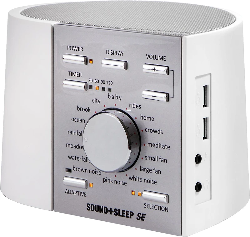 Sound+Sleep Adaptive Sound Sleep Therapy System - White/Silver