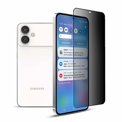 22 Cases - Privacy Tempered Glass Screen Protector for Samsung Galaxy S26+ clear