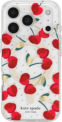 Kate Spade KS057316 Étui Protective MagSafe Cherry Dot pour iPhone 17 Pro