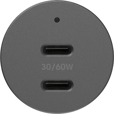 OtterBox 7880898 Chargeur de Voiture Premium Pro Dual USB Power Delivery 60W USB-C Nightshade (Noir)