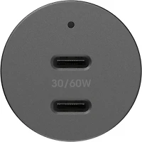 OtterBox 60W Dual Port Premium Pro Car Charger - Black