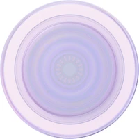 PopSockets 806878 PopGrip pour MagSafe Rond avec Anneau Adaptateur Opalescent Clear