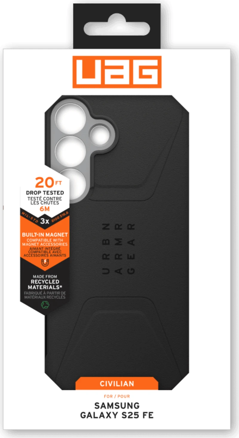 Samsung Galaxy S25 FE UAG Civilian MagSafe Case - Black