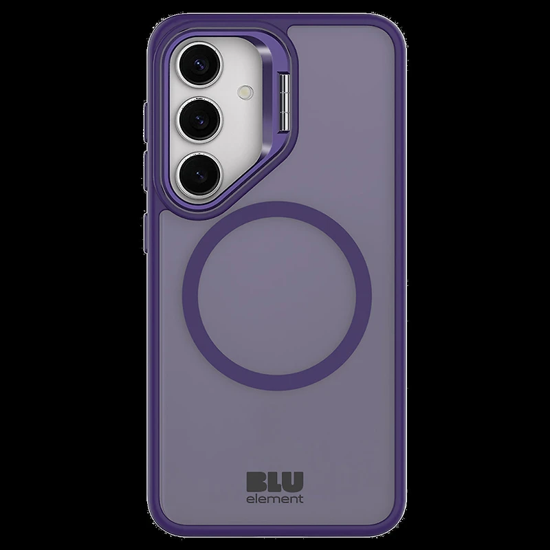 Chromatic Kick Compatible w/MagSafe Case Deep Violet for Samsung Galaxy S25