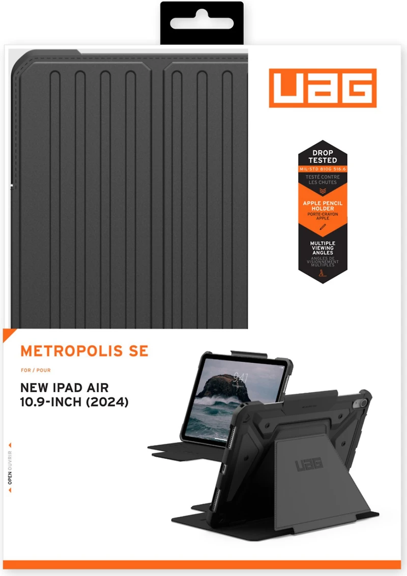 Urban Armor Gear (UAG) - Metropolis SE Case for Apple iPad Air 11 - Black