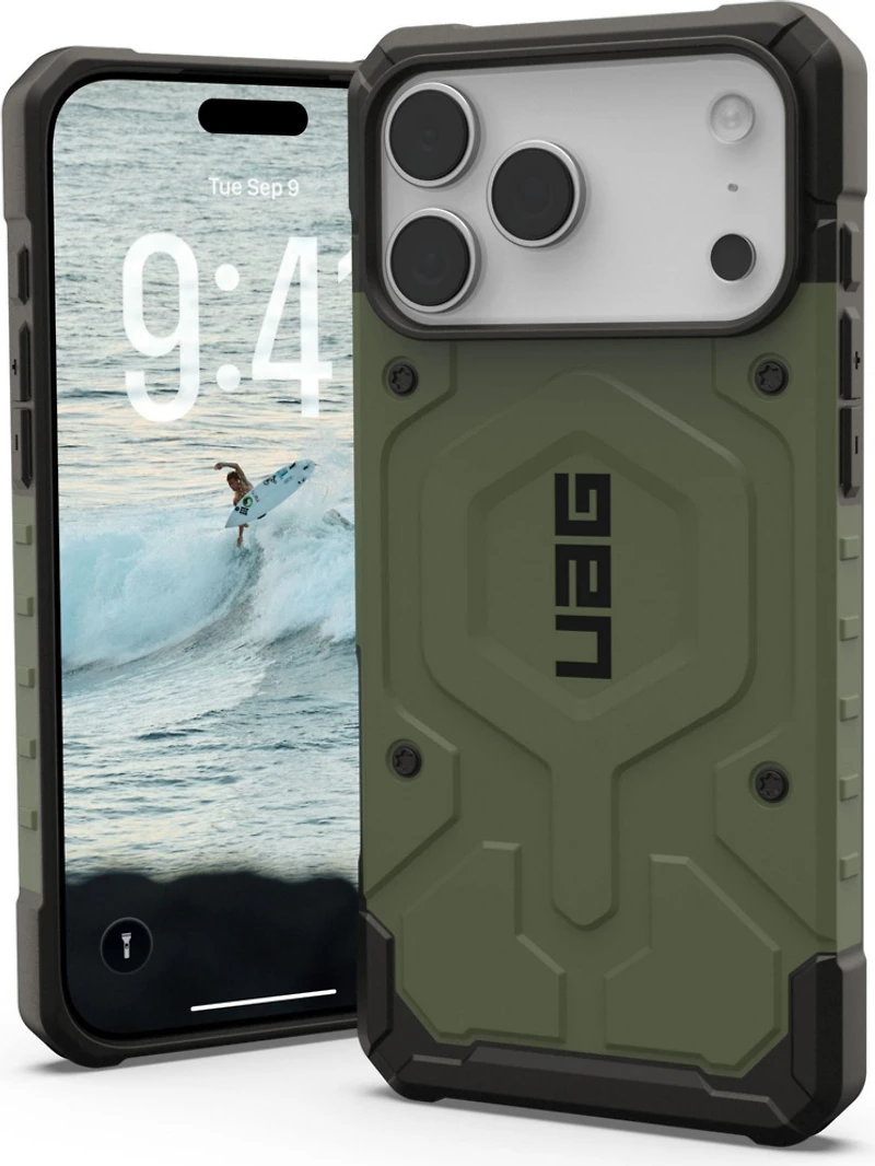 UAG 114549117272 Étui Robuste Pathfinder MagSafe Olive pour iPhone 17 Pro Max
