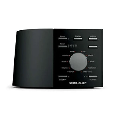 Système sonothérapeutique pour sommeil profond Sound+Sleep d'Adaptive Sound Technologies - Noir