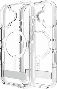 ZAGG - Santa Cruz Snap MagSafe Case with Kickstand for Apple iPhone 17 - White