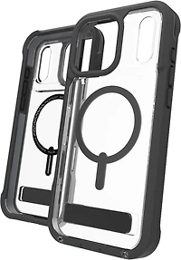 ZAGG - Rainier Snap Case with Kickstand for Apple iPhone 17 Pro Max - Black