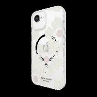 iPhone 16e/15/14/13  Kate Spade Protective Prints MagSafe Case - Hollyhock Floral