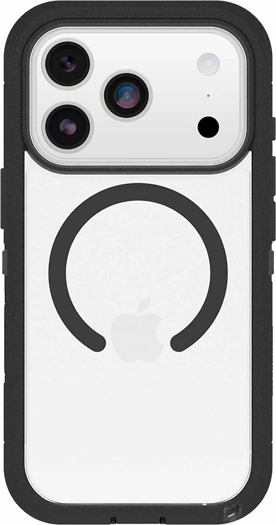 OtterBox 76000100 Étui Defender Pro XT MagSafe avec Holster Dark Side (Noir) pour iPhone 17 en Emballage en Vrac