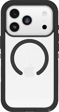 OtterBox 76000100 Étui Defender Pro XT MagSafe avec Holster Dark Side (Noir) pour iPhone 17 en Emballage en Vrac